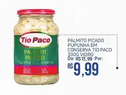 Economart Atacadista Palmito picado pupunha em conserva tio paco vidro oferta