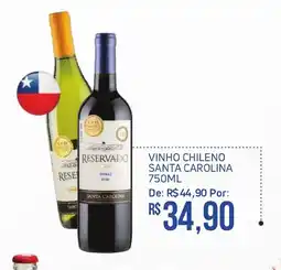 Economart Atacadista Vinho chileno santa carolina oferta