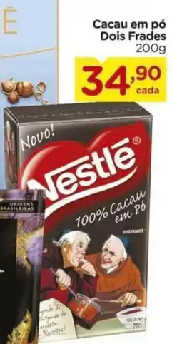 Carrefour Cacau em pó Dois Frades oferta