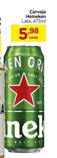 Carrefour Cerveja Heineken Lata, oferta