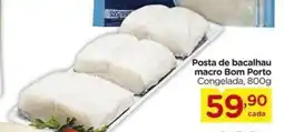 Carrefour Posta de bacalhau macro Bom Porto Congelada, oferta