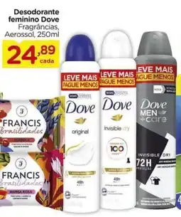 Carrefour Desodorante feminino Dove Fragrâncias, Aerossol, oferta