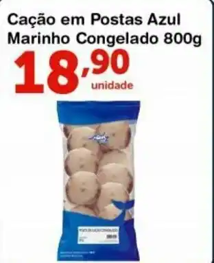 Roldão Cacao em Postas Azul Marinho congelado 800g oferta