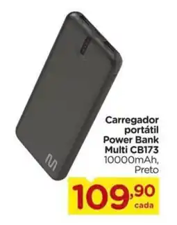 Carrefour Carregador portátil Power Bank Multi CB173 oferta