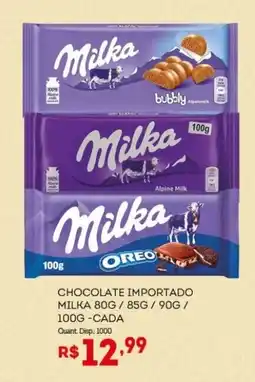 Bistek Supermercados Chocolate importado milka oferta
