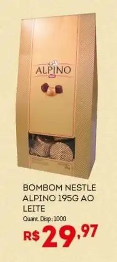 Bistek Supermercados Bombom nestle alpino ao leite oferta