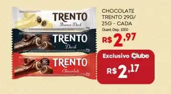 Bistek Supermercados Chocolate trento oferta