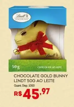 Bistek Supermercados Chocolate gold bunny lindt ao leite oferta