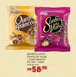 Bistek Supermercados Bombom lacta sonho de valsa / ouro branco pc. oferta