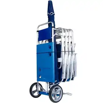 Benoit Carrinho de Praia Mor 2495 Alumínio 4 Encaixes para Copos e Latas oferta