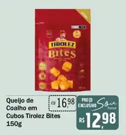 Festval Queijo de Coalho em Cubos Tirolez Bites oferta