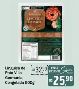 Festval Linguiça de Pato Villa Germania Congelada oferta