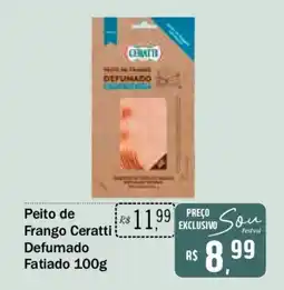 Festval Peito de Frango Ceratti Defumado Fatiado oferta