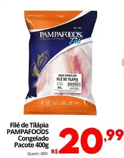 Althoff Supermercados Filé de Tilápia PAMPAFOODS Congelado Pacote oferta