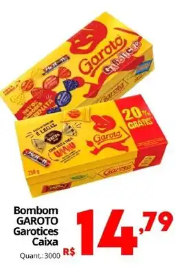 Althoff Supermercados Bombom GAROTO Garotices Caixa oferta
