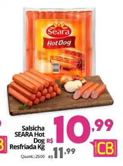 Althoff Supermercados Salsicha SEARA Hot Dog Resfriada oferta