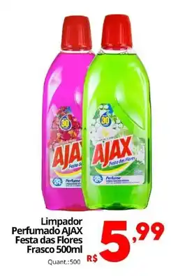 Althoff Supermercados Limpador Perfumado AJAX Festa das Flores Frasco oferta