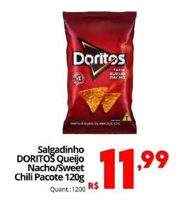 Althoff Supermercados Salgadinho DORITOS Queijo Nacho/Sweet Chili Pacote oferta