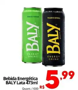 Althoff Supermercados Bebida Energética BALY Lata oferta
