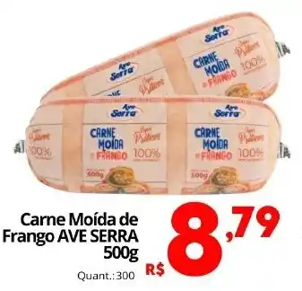 Althoff Supermercados Carne Moída de Frango AVE SERRA oferta
