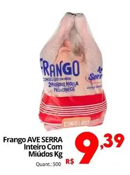 Althoff Supermercados Frango AVE SERRA Inteiro Com Miúdos oferta