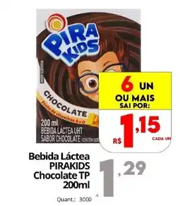 Althoff Supermercados Bebida Láctea PIRAKIDS Chocolate TP oferta