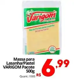 Althoff Supermercados Massa para Lasanha/Pastel VARIGOM Pacote oferta