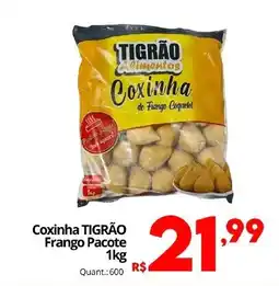 Althoff Supermercados Coxinha TIGRÃO Frango Pacote oferta