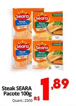 Althoff Supermercados Steak SEARA Pacote oferta