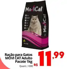 Althoff Supermercados Ração para Gatos MOVI CAT Adulto Pacote oferta
