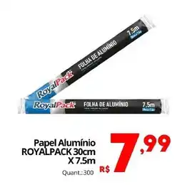 Althoff Supermercados Papel Alumínio ROYALPACK 30cm X7.5m oferta