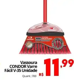 Althoff Supermercados Vassoura CONDOR Varre Fácil V-35 Unidade oferta
