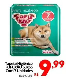 Althoff Supermercados Tapete Higiênico FOFUXÃO 60X55 Com 7 Unidades oferta