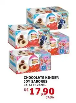 Assaí Atacadista Chocolate kinder joy sabores oferta