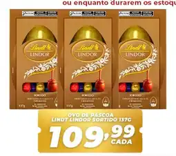 X Supermercados Ovo de páscoa lindt lindor sortido oferta