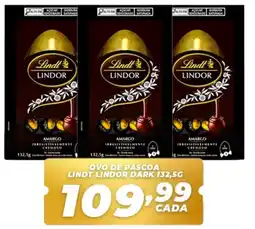 X Supermercados Gondura lindt lindor dark oferta