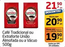 Tenda Atacado Café Tradicional ou Extraforte União Almofada ou a Vácuo oferta