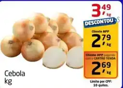 Tenda Atacado Cebola oferta