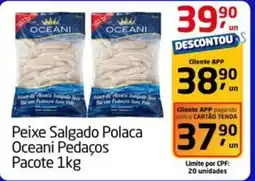 Tenda Atacado Peixe Salgado Polaca Oceani Pedaços Pacote oferta