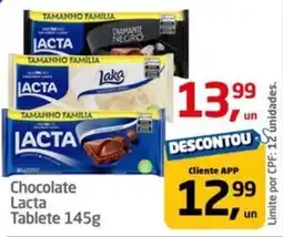 Tenda Atacado Chocolate Lacta Tablete oferta