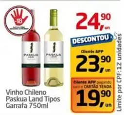 Tenda Atacado Vinho Chileno Paskua Land Tipos oferta
