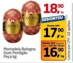 Tenda Atacado Mortadela Bologna Ouro Perdigão Peça oferta