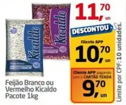 Tenda Atacado Feijão Branco ou Vermelho Kicaldo Pacote oferta