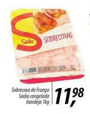 Asun Sobrecoxa De Frango Sadia Congelada Bandeja oferta