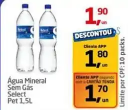 Tenda Atacado Água Mineral Sem Gás Select Pet oferta