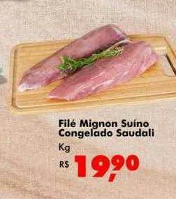 Big Box Filé Mignon Suino Congelado Saudali oferta