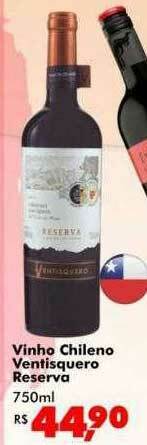 Big Box Vinho Chileno Ventisquero Reserva oferta