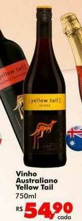 Big Box Vinho Australiano Yellow Tail oferta