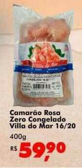 Big Box Camarão Rosa Zero Congelado Villa Do Mar 16-20 oferta