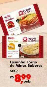 Big Box Lasanha Forno De Minas Sabores oferta